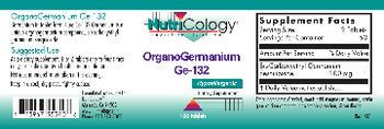NutriCology OrganoGermanium Ge-132 - supplement