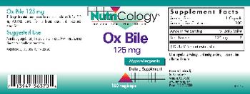 NutriCology Ox Bile 125 mg - supplement