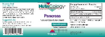 NutriCology Pancreas Natural Glandular (Beef) - supplement