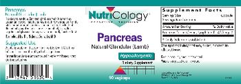 NutriCology Pancreas Natural Glandular (Lamb) - supplement