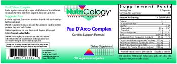 NutriCology Pau D'Arco Complex - supplement