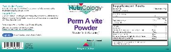 NutriCology Perm A vite Powder - supplement