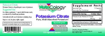 NutriCology Potassium Citrate - supplement