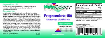 NutriCology Pregnenolone 150 - supplement