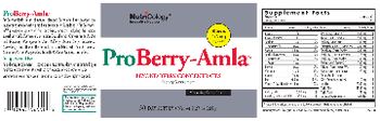 NutriCology ProBerry-Amla - supplement