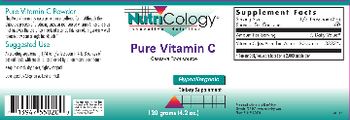 NutriCology Pure Vitamin C Cassava Root Source Powder - supplement
