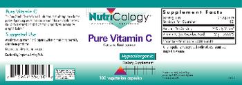 NutriCology Pure Vitamin C Cassava Root Source - supplement