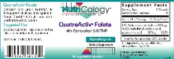 NutriCology QuatreActiv Folate - supplement