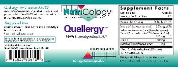 NutriCology Quellergy with L. acidophilus L-92 - supplement