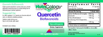 NutriCology Quercetin Bioflavonoids - supplement
