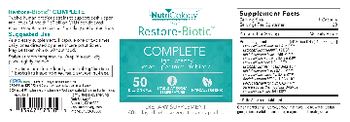 NutriCology Restore-Biotic Complete - supplement