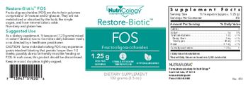NutriCology Restore-Biotic FOS - supplement