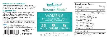 NutriCology Restore-Biotic Women's - supplement