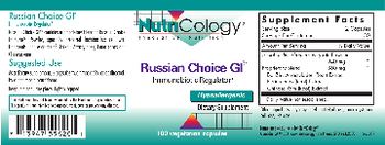 NutriCology Russian Choice GI - supplement