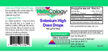 NutriCology Selenium High Dose Drops - supplement
