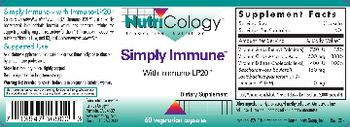 NutriCology Simply Immune with Immuno-LP20 - supplement