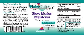 NutriCology Slow Motion Melatonin 1.2 mg - supplement