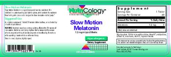 NutriCology Slow Motion Melatonin - supplement