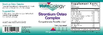 NutriCology Strontium Osteo Complex - supplement