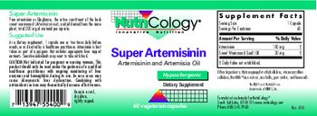 NutriCology Super Artemisinin - supplement