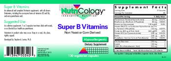 NutriCology Super B Vitamins - supplement