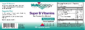 NutriCology Super B Vitamins - supplement