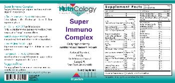 NutriCology Super Immuno Complex - supplement