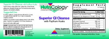 NutriCology Superior GI Cleanse with Psyllium Husks - supplement