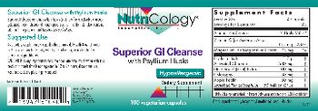 NutriCology Superior GI Cleanse with Psyllium Husks - supplement
