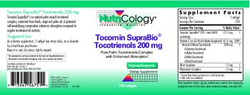 NutriCology Tocomin SupraBio Tocotrienols 200 mg - supplement