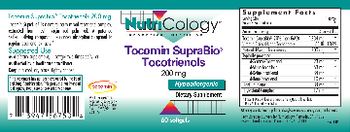 NutriCology Tocomin SupraBio Tocotrienols 200 mg - supplement