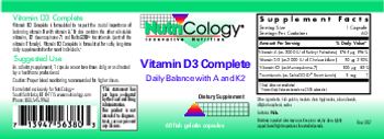 NutriCology Vitamin D3 Complete - supplement