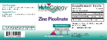 NutriCology Zinc Picolinate - supplement