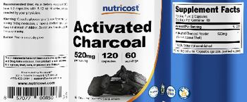 Nutricost Activated Charcoal 520 mg - supplement