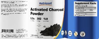 Nutricost Activated Charcoal Powder Unflavored - supplement