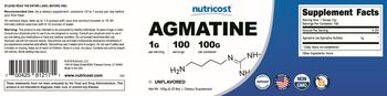 Nutricost Agmatine 1 g Unflavored - supplement
