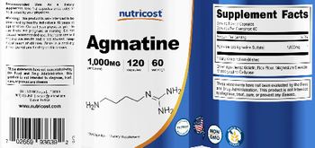 Nutricost Agmatine 1000 mg - supplement