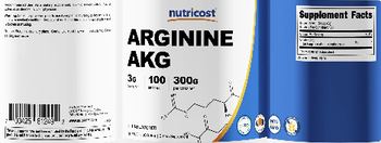 Nutricost Arginine AKG 3 g Unflavored - supplement