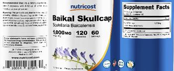 Nutricost Baikal Skullcap 1000 mg - supplement