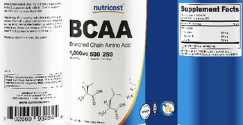 Nutricost BCAA 1000 mg - supplement
