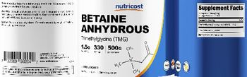 Nutricost Betaine Anhydrous 1.5 g Unflavored - supplement