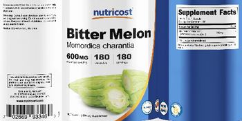 Nutricost Bitter Melon 600 mg - supplement