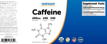 Nutricost Caffeine 200 mg - supplement