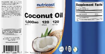 Nutricost Coconut Oil 1000 mg - supplement