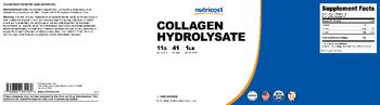Nutricost Collagen Hydrolysate Unflavored 11 g - supplement