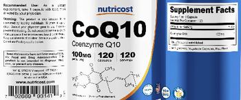 Nutricost CoQ10 100 mg - supplement
