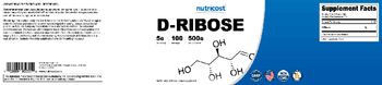Nutricost D-Ribose 5 g - supplement