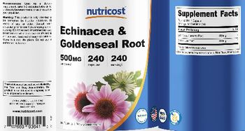 Nutricost Echinacea & Goldenseal Root 500 mg - supplement