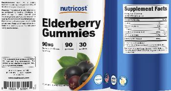 Nutricost Elderberry Gummies 90 mg - supplement