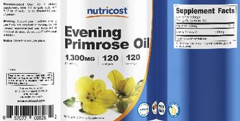 Nutricost Evening Primrose Oil 1300 mg - supplement